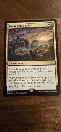 Lunar Convocation Bloomburrow Regular Enchantment Rare MTG - Image 1