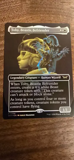 Toby, Beastie Befriender (Showcase) Duskmourn: House of Horror Foil - Image 1