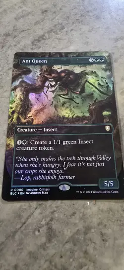 Ant Queen (Borderless) Commander: Bloomburrow Foil Creature Insect Rare MTG - Image 1