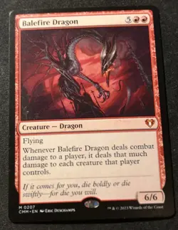 Balefire Dragon - CMM - MTG - EN - NM - 0207 - Image 1