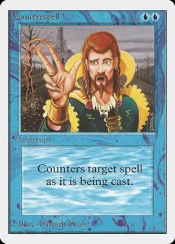 Mtg Counterspell Unlimited Uncommon Blue Staple Good Cond. Magic The Gathering - Image 1
