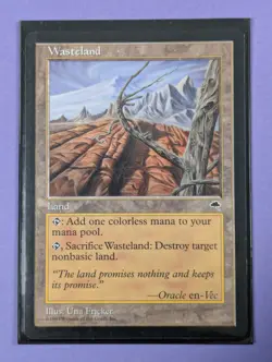 MTG Magic The Gathering: Tempest: Wasteland Uncommon - LP - Image 1