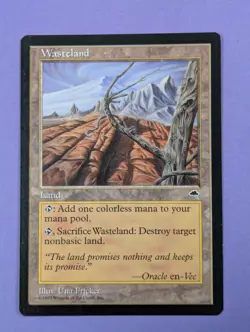 MTG Magic The Gathering: Tempest: Wasteland Uncommon - LP - Image 2