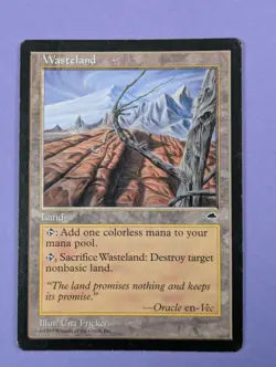 MTG Magic The Gathering: Tempest: Wasteland Uncommon - LP - Image 5