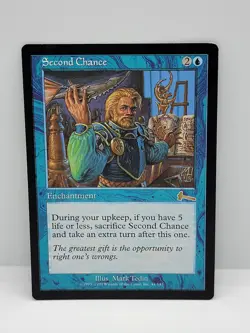 MTG Second Chance Urza's Legacy MODERATELY PLAYED - Image 1