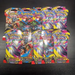 10x Lot Pokemon Mega Evolution Sleeved Booster Packs BRAND NEW SEALED - Image 1