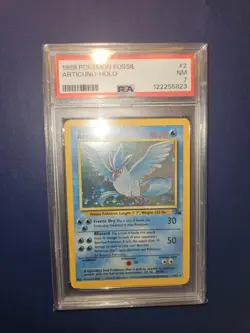 1999 PSA 7 Articuno #2 - Holo- Pokemon Fossil - Image 5