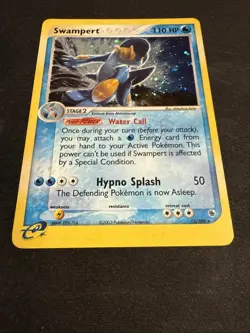 2003 Pokemon TCG Swampert EX Ruby and Sapphire 13/109 Holo Rare LP/NM - Image 2