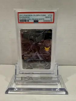 2021 POKEMON CELEBRATIONS CLASSIC COLLECTION #114 FULL ART ZEKROM PSA 10 GemMint - Image 1