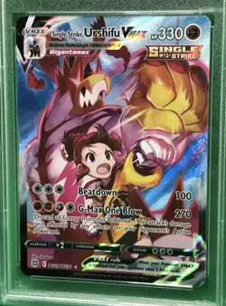 PSA 9 Mint SS Urshifu VMAX FA 2022 Pokemon SWSH Brilliant Stars TG19 Full Art - Image 2