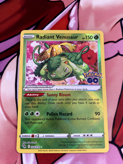 Radiant Venusaur - Pokemon GO - 004/078 - Excellent Condition - Image 1