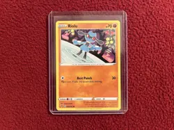 Pokemon Miscut Error Inverted Back Riolu Vivid Voltage 090/185 NM/MT - Image 2