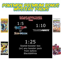 Pokemon Premium Bonus Mystery Pack (PokeRev Inspired) - Image 1
