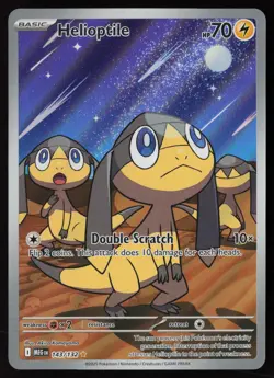 Helioptile 143/132 ME01: Mega Evolution Pokemon TCG LP - NM - Image 1
