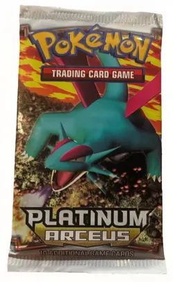 Unweighed Pokemon Platinum Arceus Sealed Booster Pack (Salamence art) - Image 1