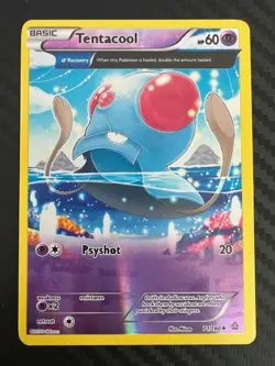 Pokemon TCG Tentacool (Alpha) 71/160 Uncommon Primal Clash Reverse Holo VLP - Image 1