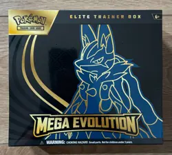 Pokemon TCG Mega Evolutions Lucario Elite Trainer Box ETB | New + Sealed - Image 1