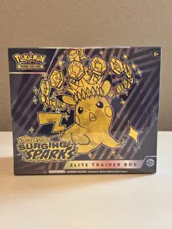 Pokemon TCG Surging Sparks Elite Trainer Box ETB Factory Sealed - Image 1