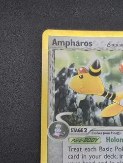 Pokemon TCG 2006 Ampharos (Delta Species) 1/101 Dragon Frontiers Holo -A - Image 3