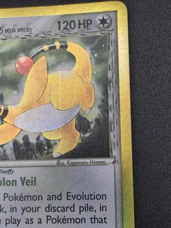 Pokemon TCG 2006 Ampharos (Delta Species) 1/101 Dragon Frontiers Holo -A - Image 4