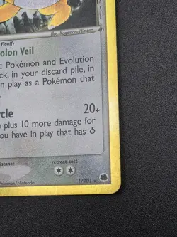 Pokemon TCG 2006 Ampharos (Delta Species) 1/101 Dragon Frontiers Holo -A - Image 5