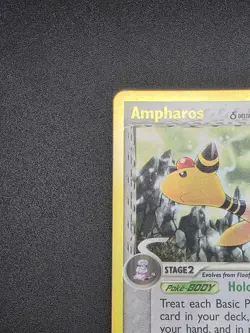 Pokemon TCG 2006 Ampharos (Delta Species) 1/101 Dragon Frontiers Reverse Holo -B - Image 3