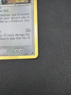 Pokemon TCG 2006 Ampharos (Delta Species) 1/101 Dragon Frontiers Reverse Holo -B - Image 5