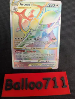 Arceus VSTAR - 176/172 - Pokemon Brilliant Stars Sword Shield Secret Rare NM - Image 1