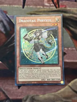 Yu-Gi-Oh! Dragontail Phryxul 1st Edition Doom of Dimensions Ultra Rare Near Mint - Image 1