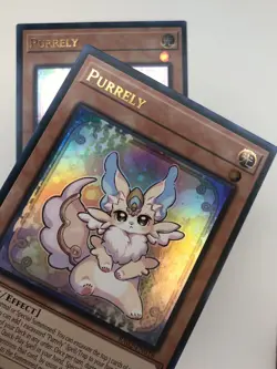 Yugioh 2x Purrely RA02-EN018 Ultra Rare 1st Edition Near Mint - Image 2