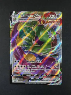 Tornadus VMAX 125/198 Chilling Reign Ultra Rare Holo Pokemon Card NM - Image 1