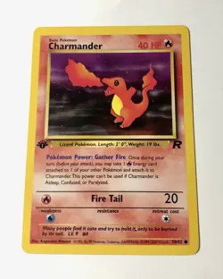 Charmander 50/82 1st Edition Team Rocket Pokemon TCG NM / Mint Vintage Card WOTC - Image 1
