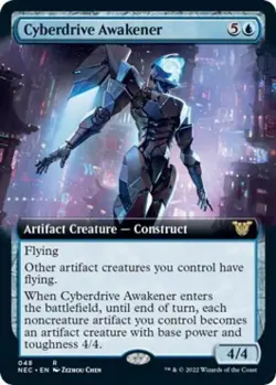 MTG English Cyberdrive Awakener (Extended Art) NM Normal - Image 1