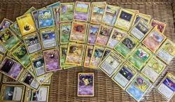 1999-2001 Vintage Pokemon WOTC Bulk Lot Base Set Jungle Fossil Neo - 200 Cards - Image 1