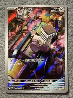 Varoom 206/197 Illustration Rare Pokemon Card Obsidian Flames 2023 NM - Image 1