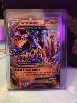 Pokemon TCG XY: Primal Clash Primal Groudon EX 86/160 Ultra Rare Holo Card - Image 1