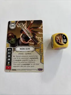 Star Wars Destiny Covert Missions Card & Die #145 Magna-Glove - Image 1
