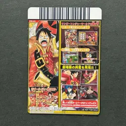 M1419 Straw Hat Crew Japanese One Piece Film Z Movie Promo Card - Image 2