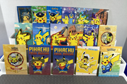 Pokemon Fan Art Lot Electric Pikachu Peru Set of 17 Cards - Image 1