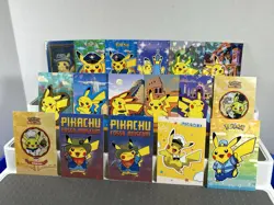 Pokemon Fan Art Lot Electric Pikachu Peru Set of 17 Cards - Image 2