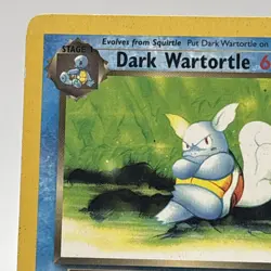 Pokemon TCG: Dark Wartortle Team Rocket #46/82 Uncommon Card VTG WOTC - Image 2