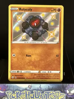 Pokemon Card Rolycoly SV067/SV122 Shining Fates Baby Shiny Vault Near Mint - Image 1