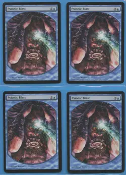 MTG: Player Rewards Textless: 2007: Psionic Blast: PLAYSET of 4 - Image 1