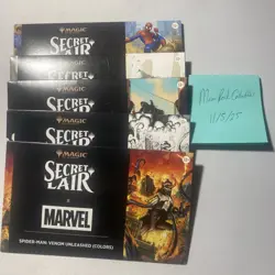 MTG Secret Lair x Marvel Spider-Man The Non-Foil Web Slinger Bundle - In Hand - Image 2