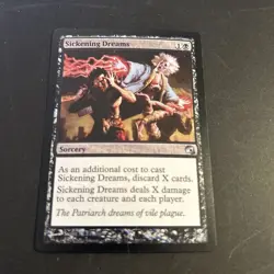 MTG FOIL Sickening Dreams - Premium Deck Series: Graveborn - Image 1