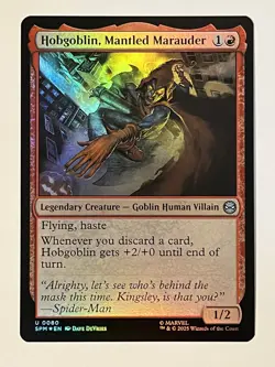 Hobgoblin, Mantled Marauder Marvel's Spider-Man Foil MTG NM - Image 1