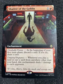 MTG Shadow of the Goblin 0262 Regular (Extended Art) Marvel's Spider-Man NM - Image 1