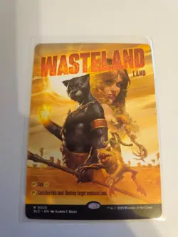Wasteland Borderless MTG Encyclopedia of Magic Nm/M - Image 1