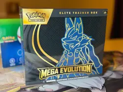Pokemon TCG: Mega Evolution - Elite Trainer Box ETB - Lucario - New & Sealed - Image 1