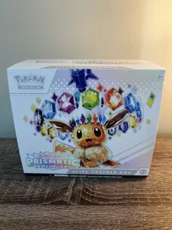Pokemon TCG Elite Trainer Box Scarlet Violet Prismatic Evolutions USED - Image 1